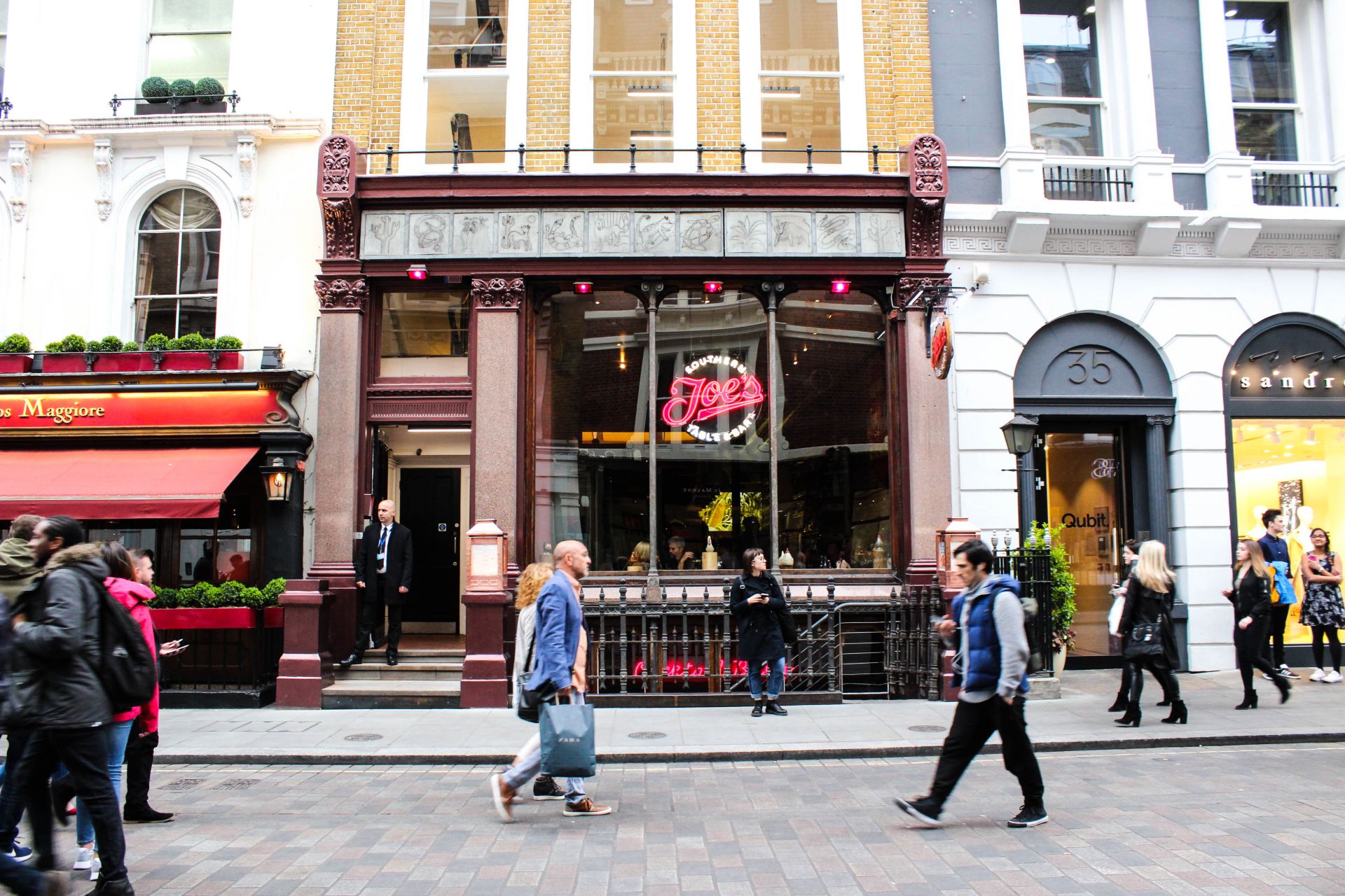joe's southern table covent garden review