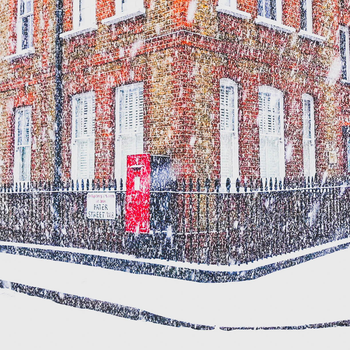 london snow