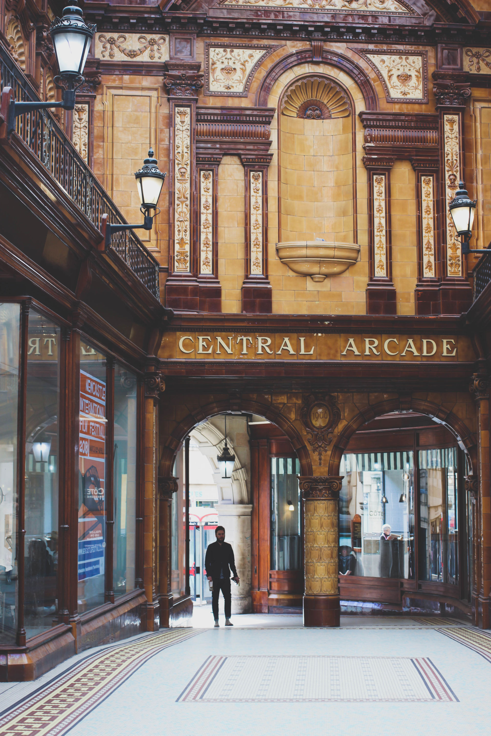 guide to newcastle, central arcade